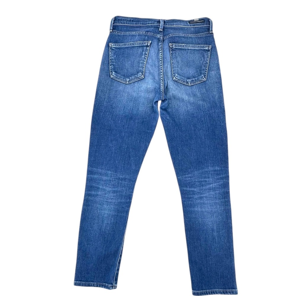Citizens of Humanity Rocket Crop Jeans Womens Sz 27 High Rise Skinny Blue Denim - Picture 4 of 10